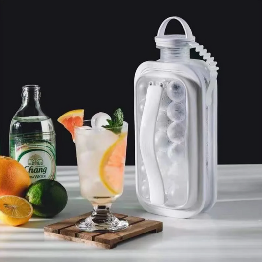 FrostyGlobes: Herbruikbare Bolvormige IJsblokjesmaker voor Verfijnde Cocktails!