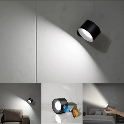 Draadloze LED Wandlamp met Touch & Afstandsbediening - Oplaadbaar